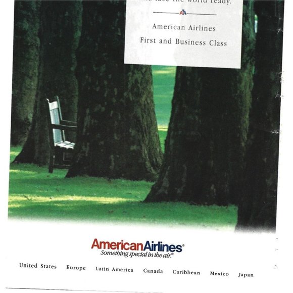 American Airlines Travel Vacation 1990s  Vintage Print Ad - Picture 2 of 2